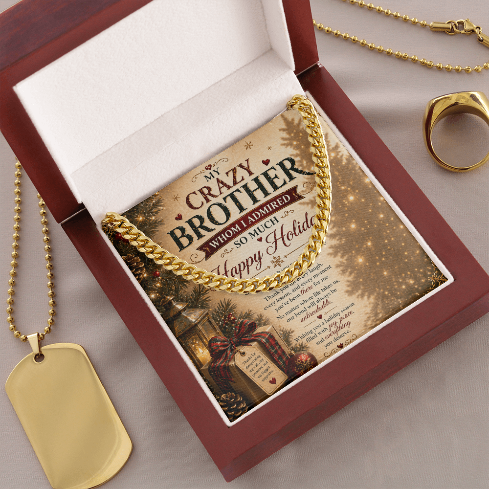 Warm Holiday Greeting For My Brother Gift Set