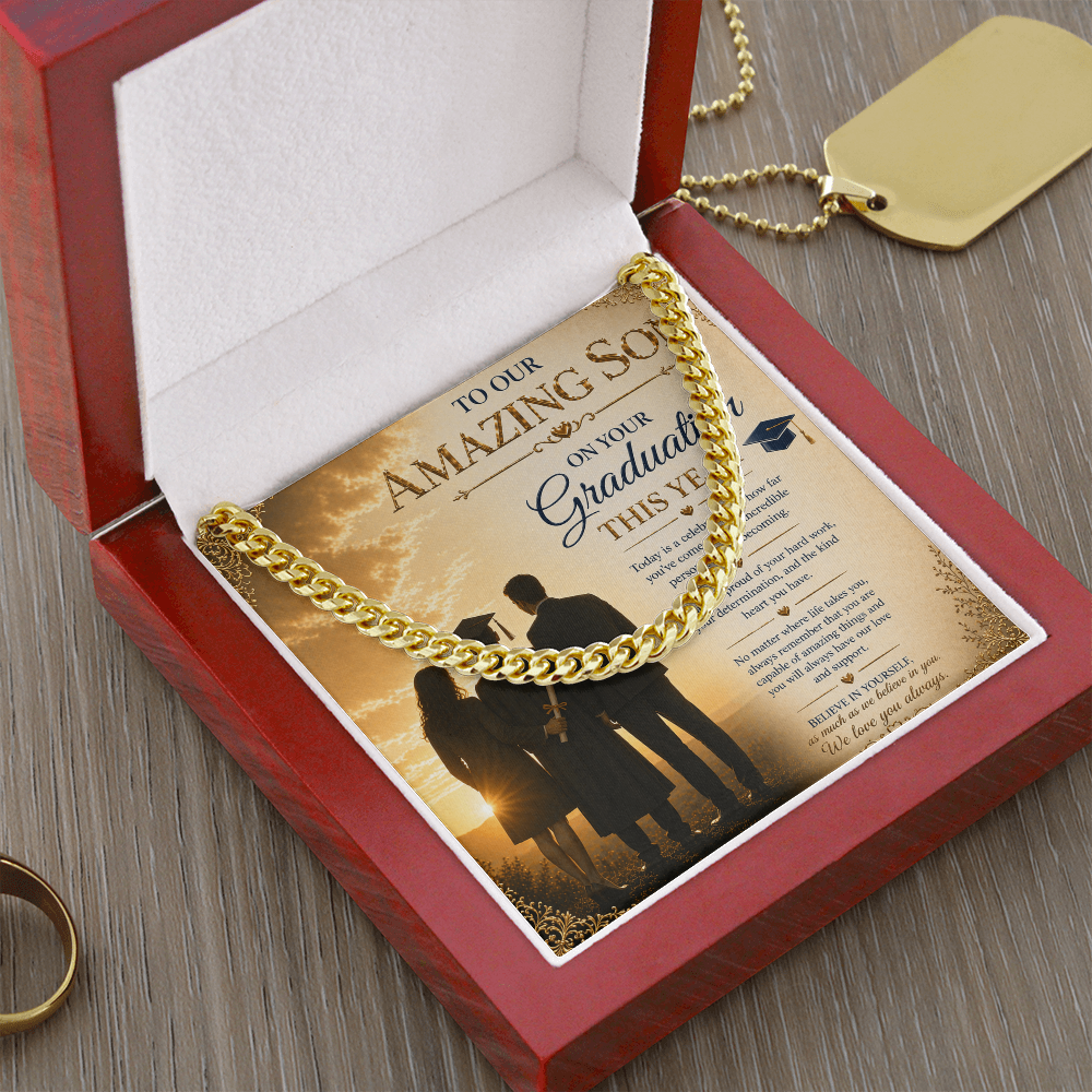 To Our Amazing Son On His Graduation Success Gift Set