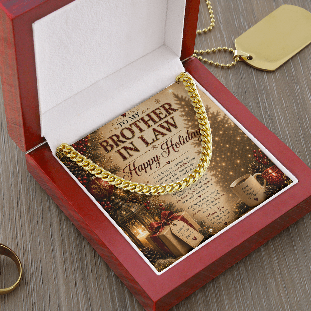 Warm Holidays Wishes For My Brother-In-Law Gift Set