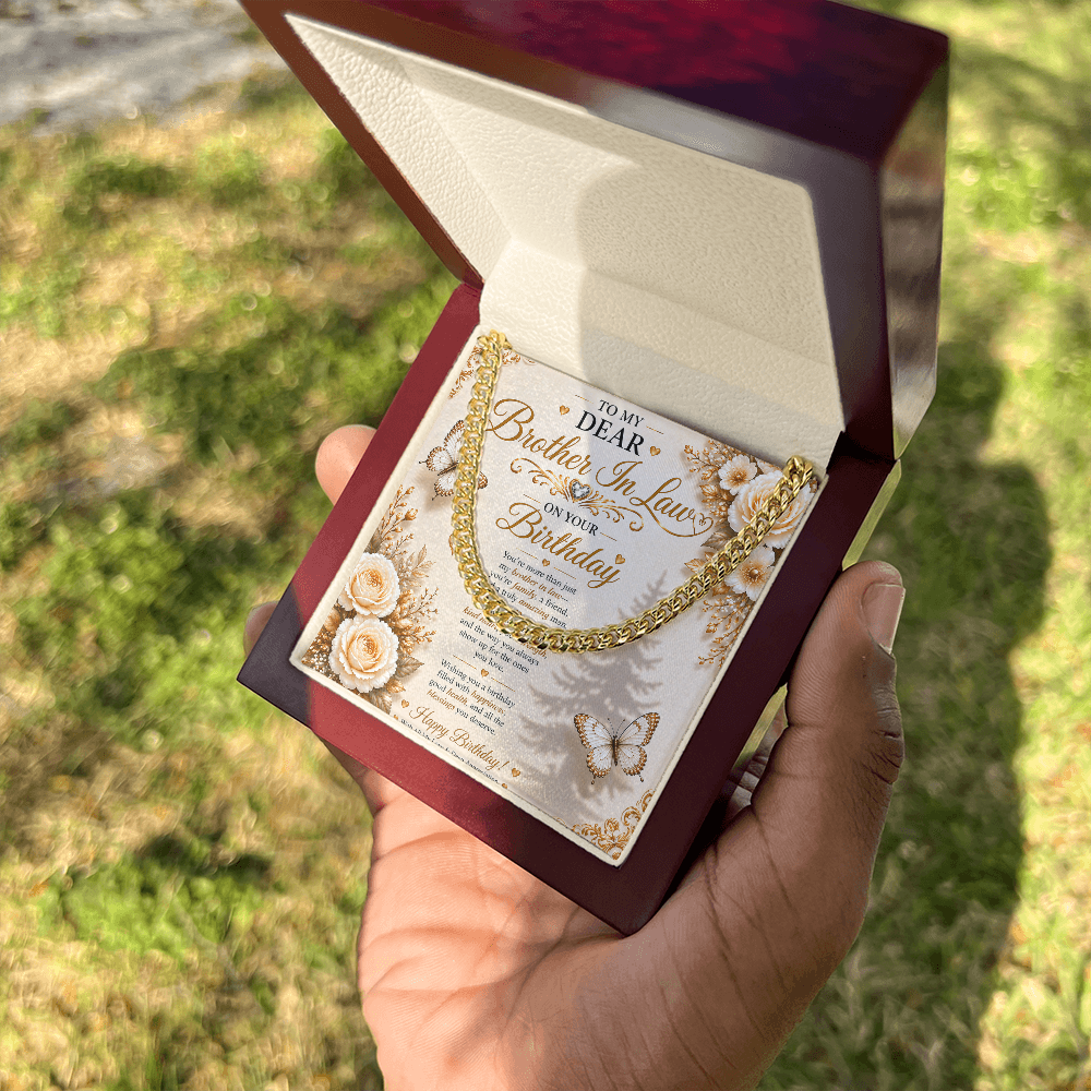 Elegant Birthday Greeting For My Brother-In-Law Gift Set