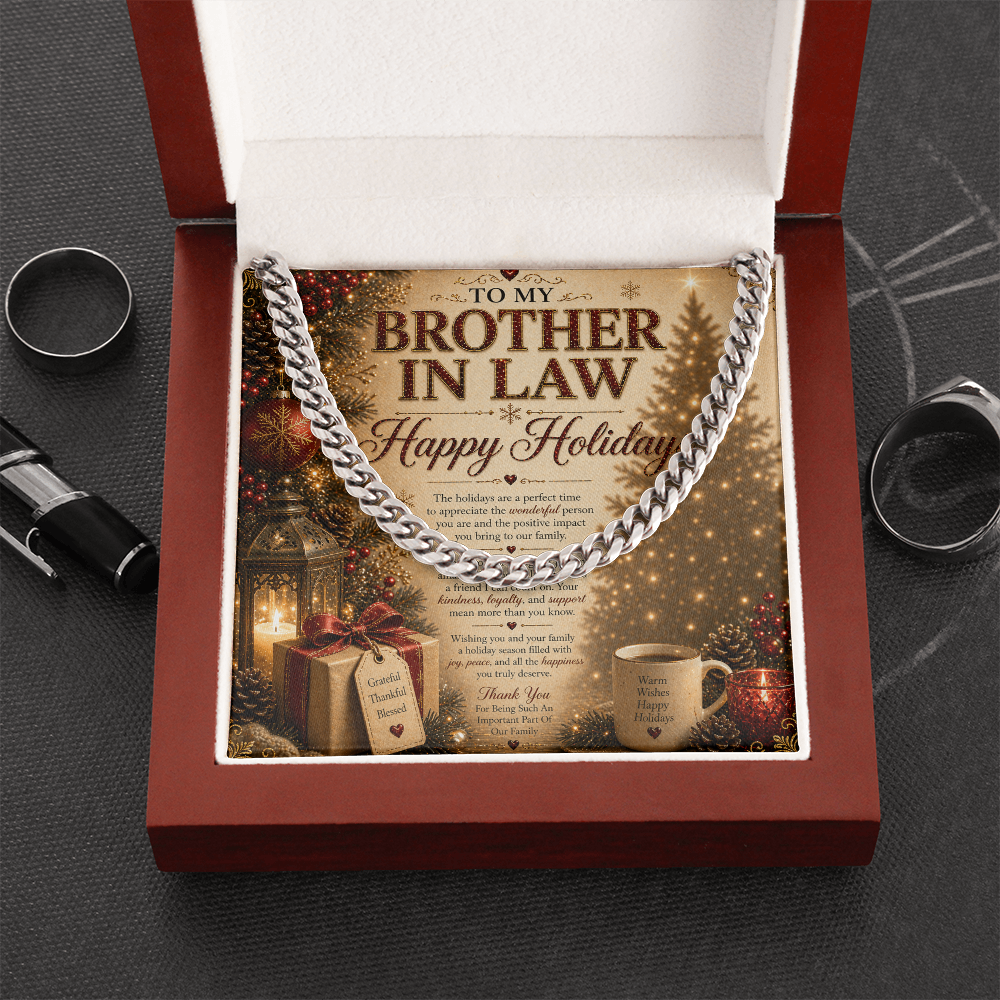 Warm Holidays Wishes For My Brother-In-Law Gift Set