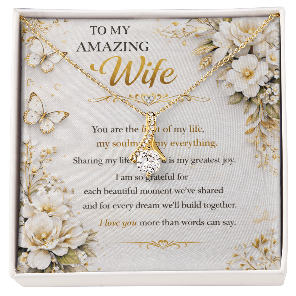 My True Amazing Wife Necklace Gift Set