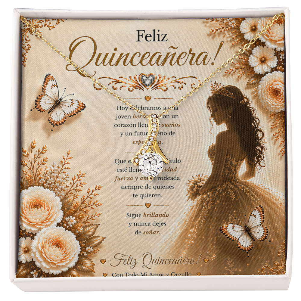 💖Feliz Quinceañera, Mi Niña — Siempre Serás Mi Orgullo Y Mi Alegría. Te Amaré Por Siempre. Con Amor, Papá