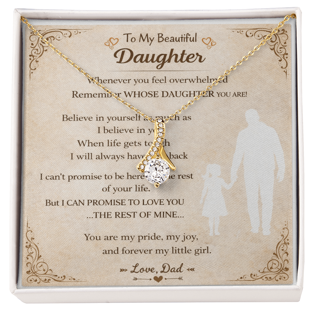 Dazzling Daughter's Necklace Gift From Dad – Alluring Beauty