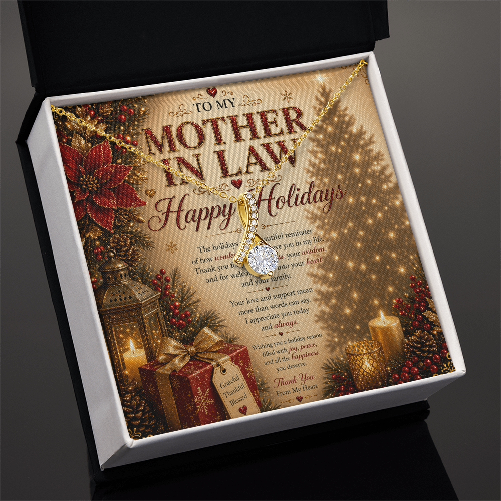 Wonderful Holidays Greetings To My Mother-In-Law Gift Set