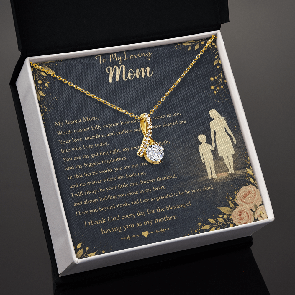 Amazing Mom's Necklace From Son – Alluring Beauty Pendant