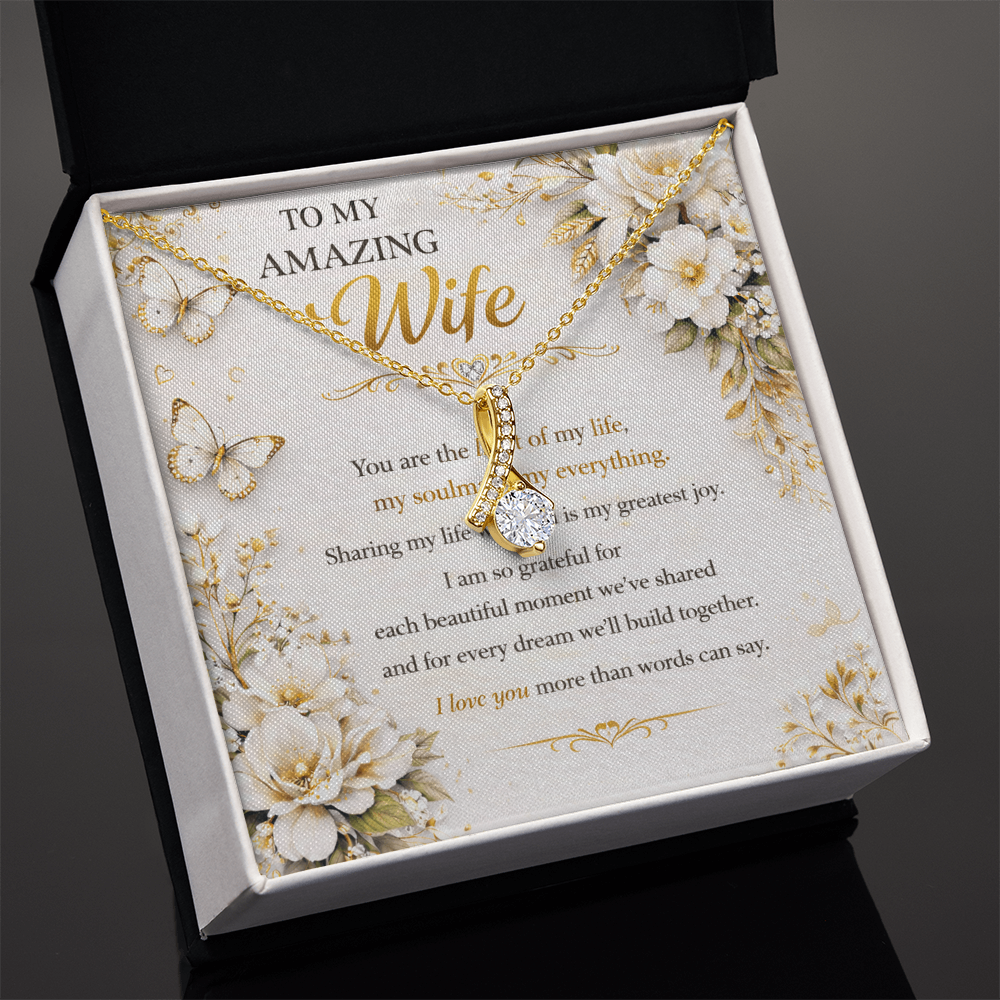 My True Amazing Wife Necklace Gift Set