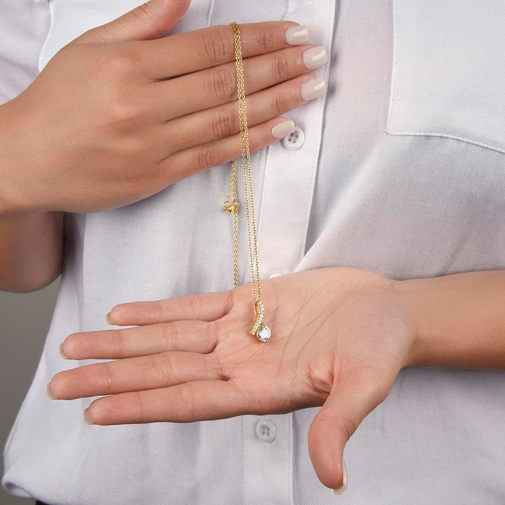 Dazzling Daughter's Necklace Gift From Dad – Alluring Beauty
