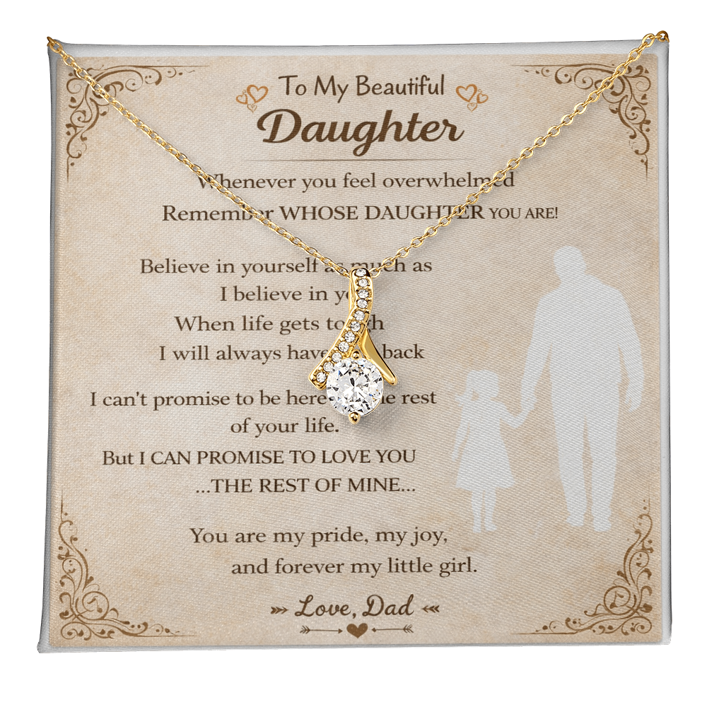 Dazzling Daughter's Necklace Gift From Dad – Alluring Beauty
