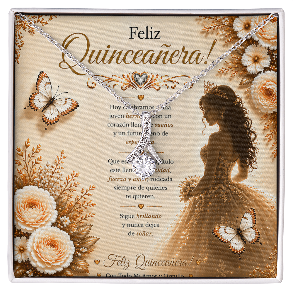 💖Feliz Quinceañera, Mi Niña — Siempre Serás Mi Orgullo Y Mi Alegría. Te Amaré Por Siempre. Con Amor, Papá
