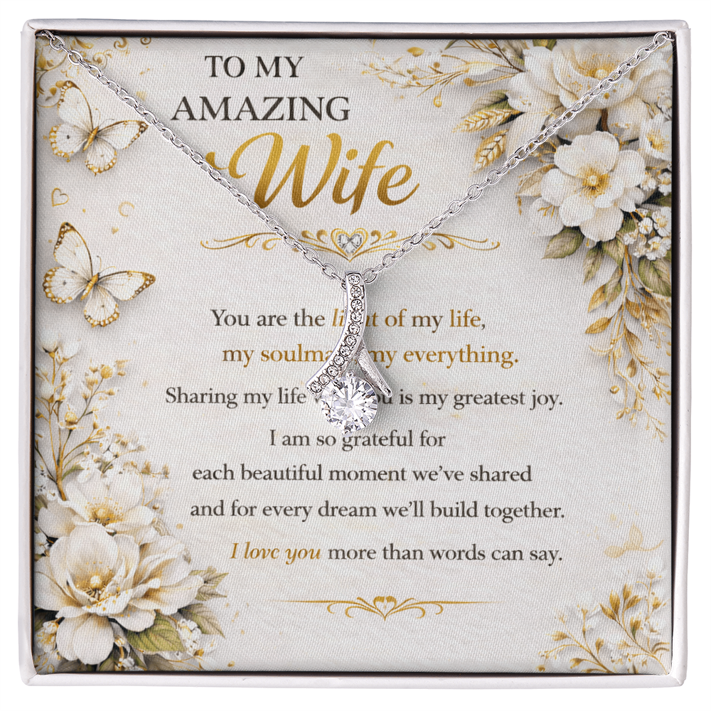 My True Amazing Wife Necklace Gift Set