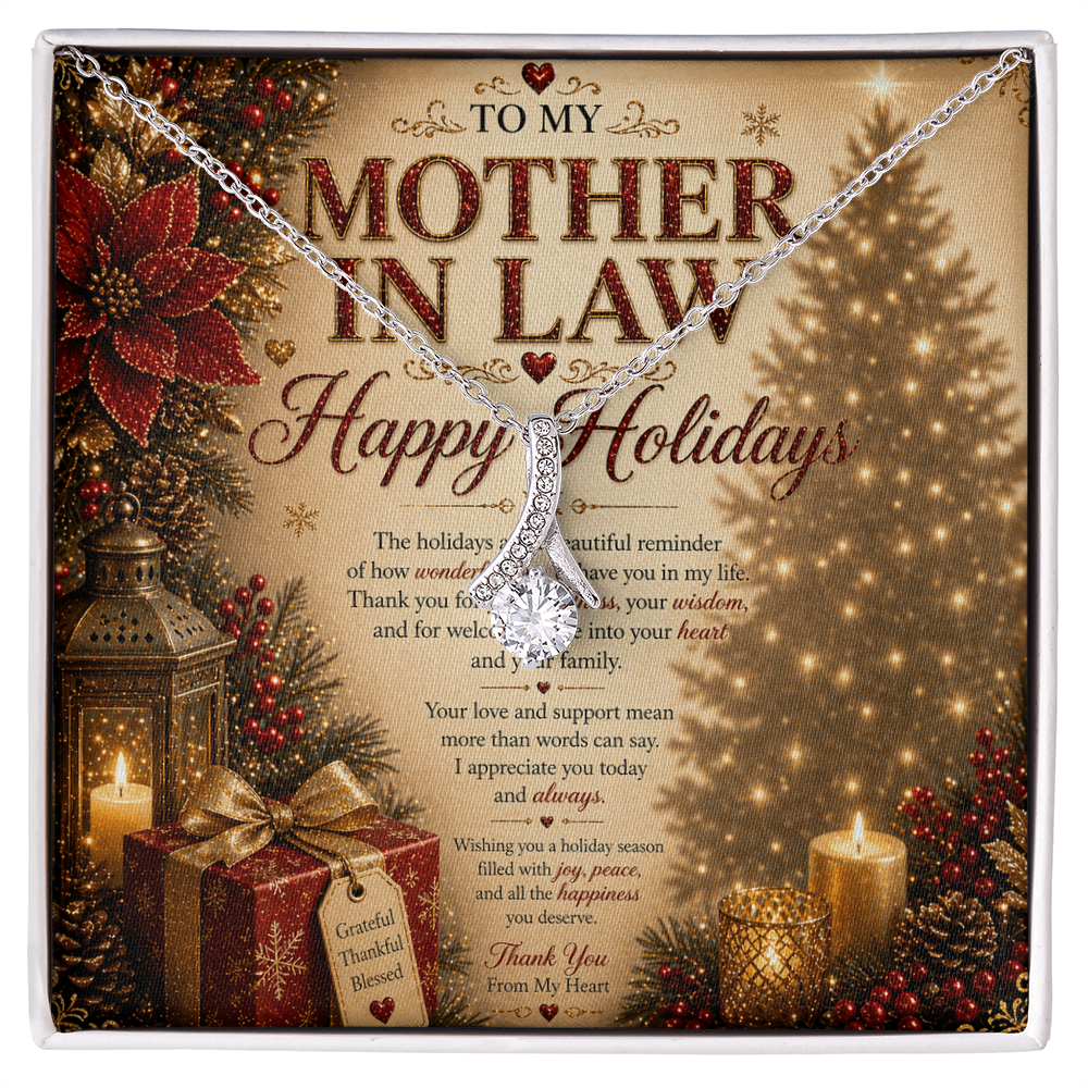 Wonderful Holidays Greetings To My Mother-In-Law Gift Set