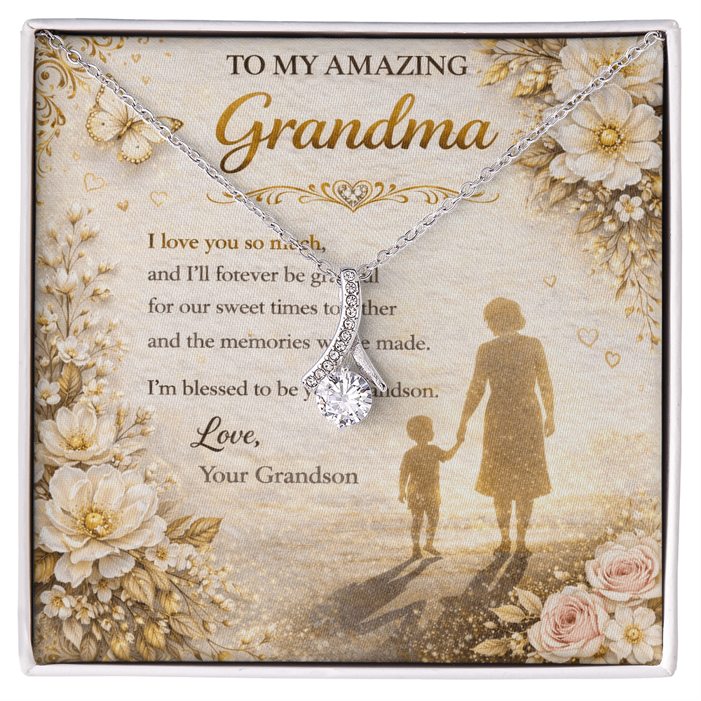 To My Amazing Grandma From Grand Son Gift Set