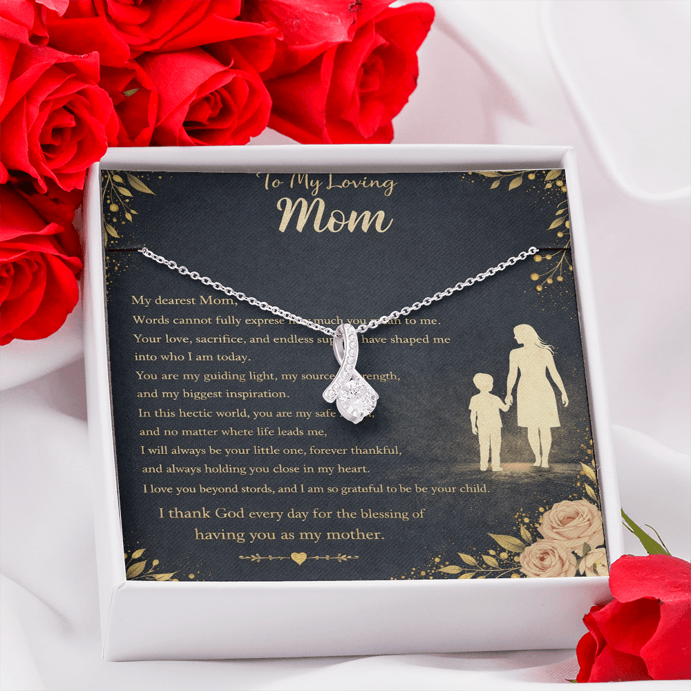 Amazing Mom's Necklace From Son – Alluring Beauty Pendant