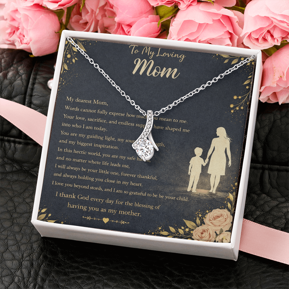 Amazing Mom's Necklace From Son – Alluring Beauty Pendant