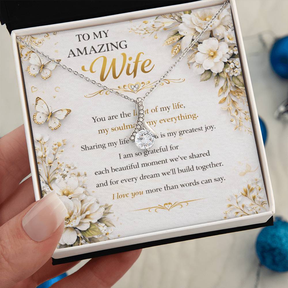 My True Amazing Wife Necklace Gift Set