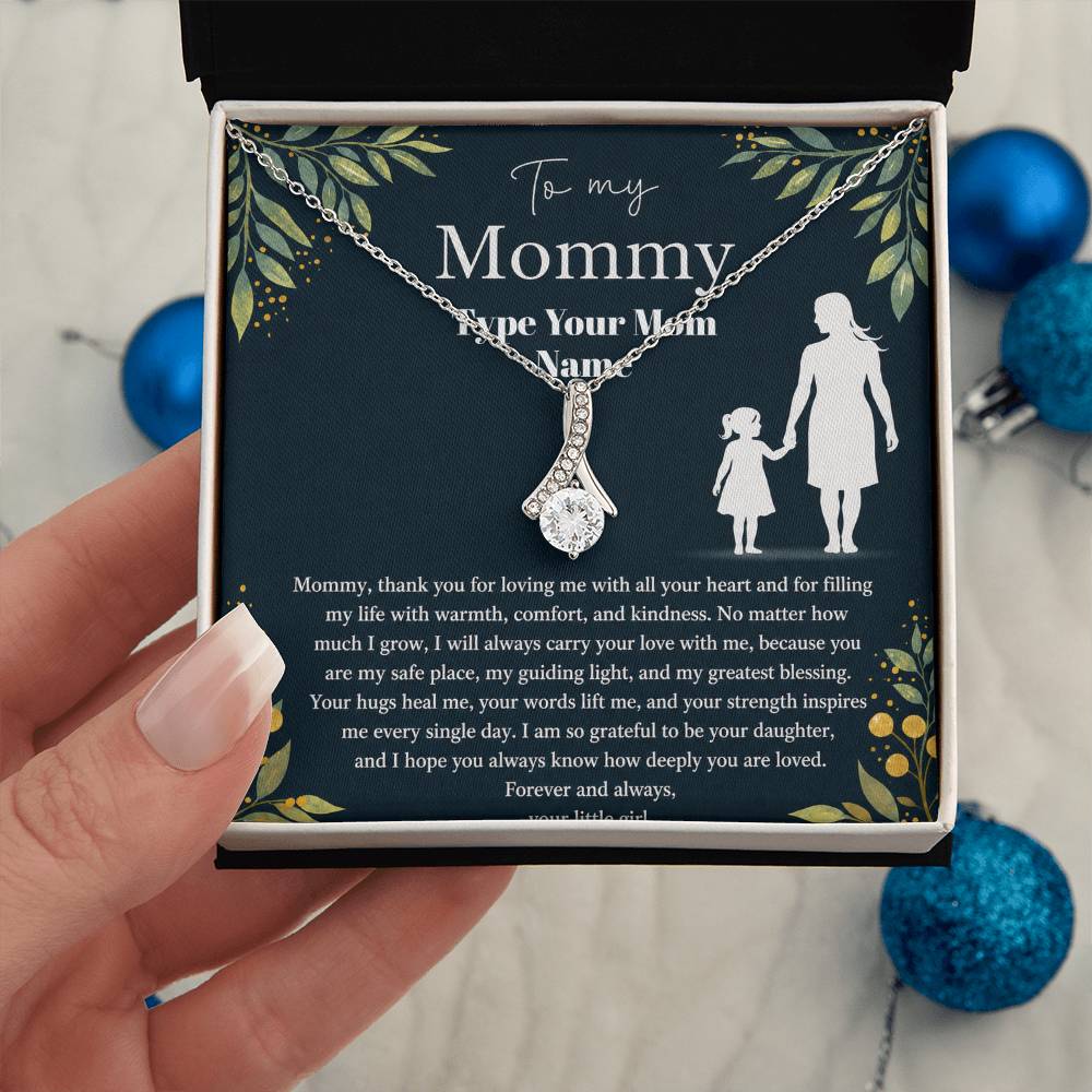 My Mommy's Necklace gift set From Your Daughter