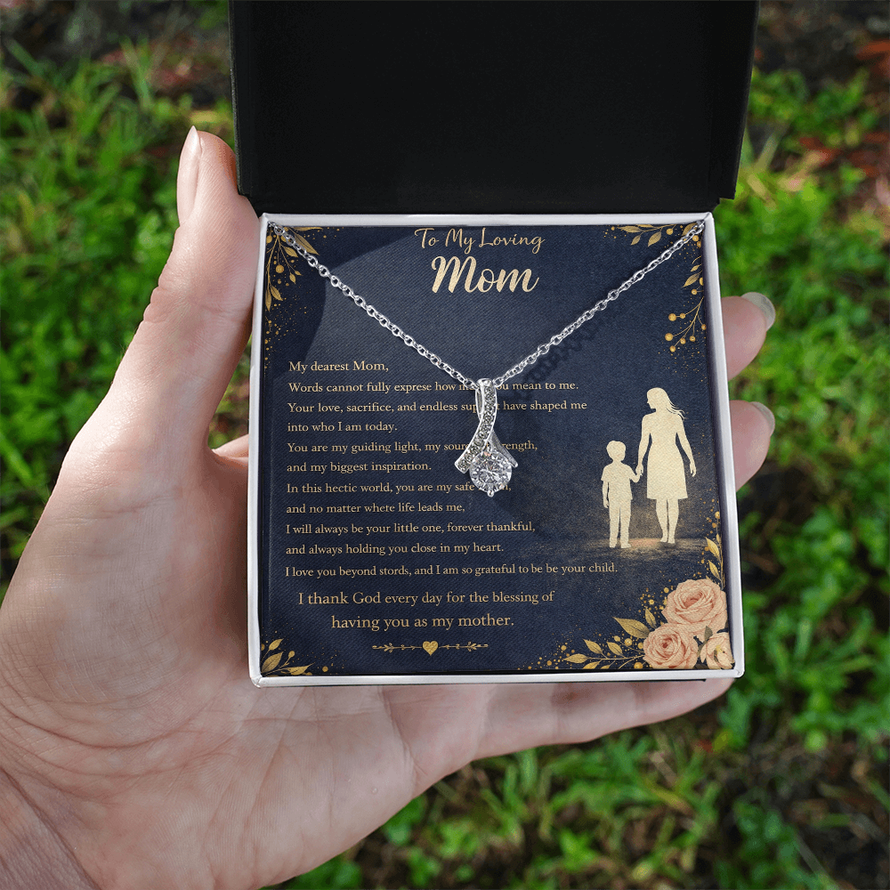 Amazing Mom's Necklace From Son – Alluring Beauty Pendant