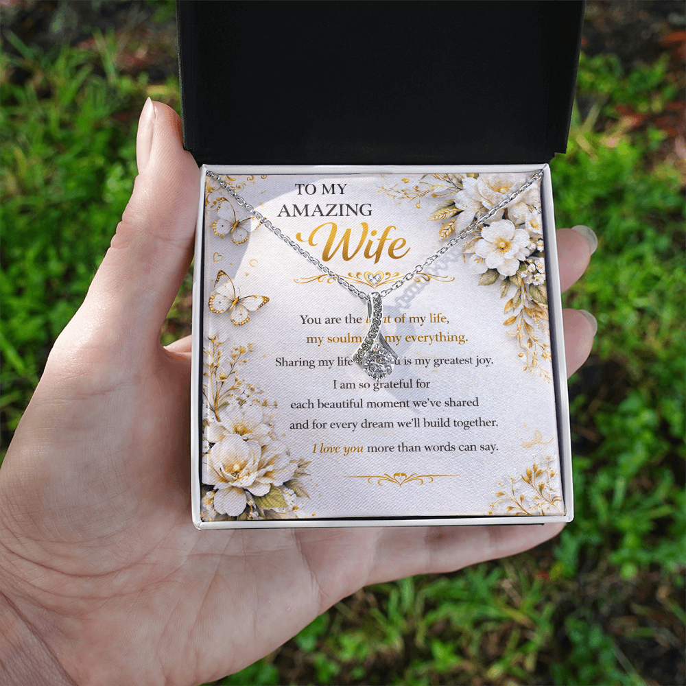 My True Amazing Wife Necklace Gift Set