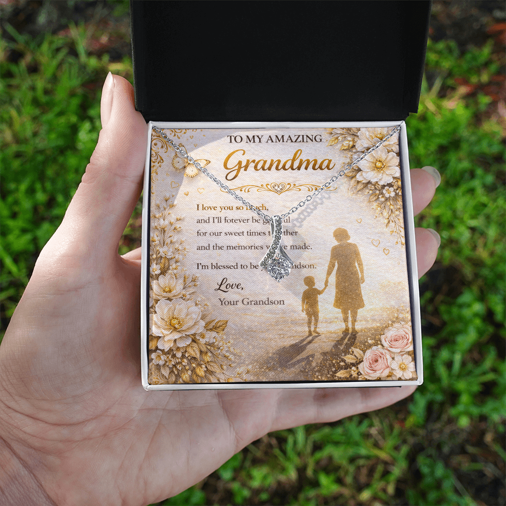 To My Amazing Grandma From Grand Son Gift Set