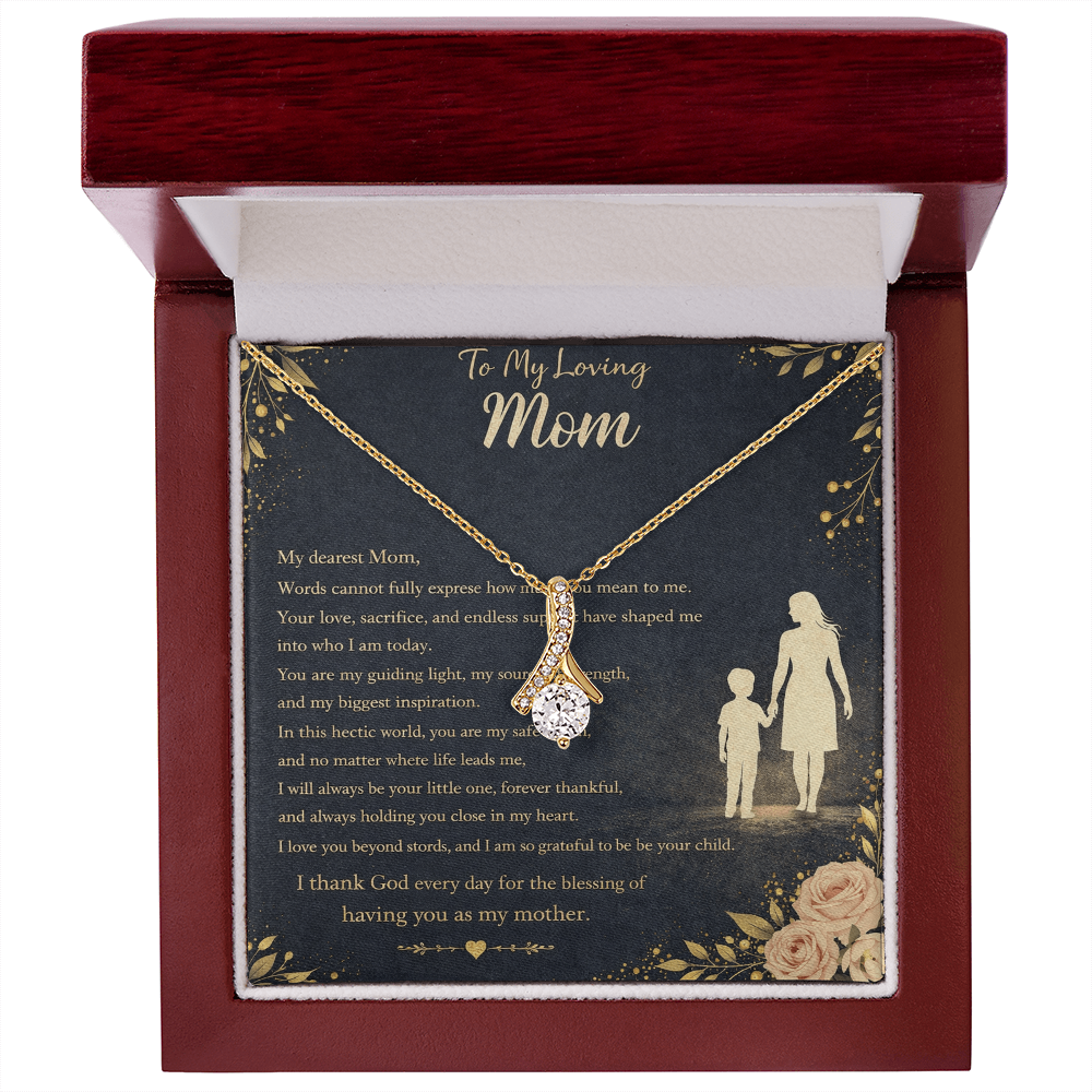 Amazing Mom's Necklace From Son – Alluring Beauty Pendant