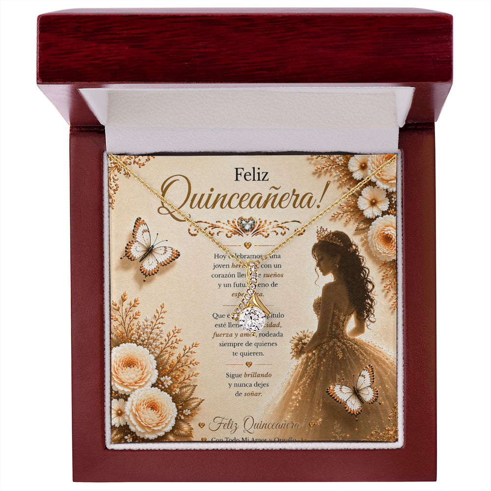 💖Feliz Quinceañera, Mi Niña — Siempre Serás Mi Orgullo Y Mi Alegría. Te Amaré Por Siempre. Con Amor, Papá