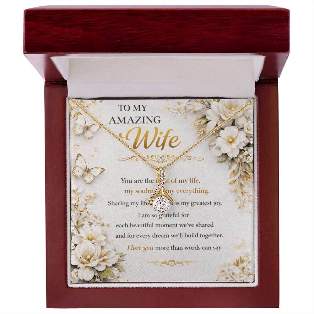 My True Amazing Wife Necklace Gift Set
