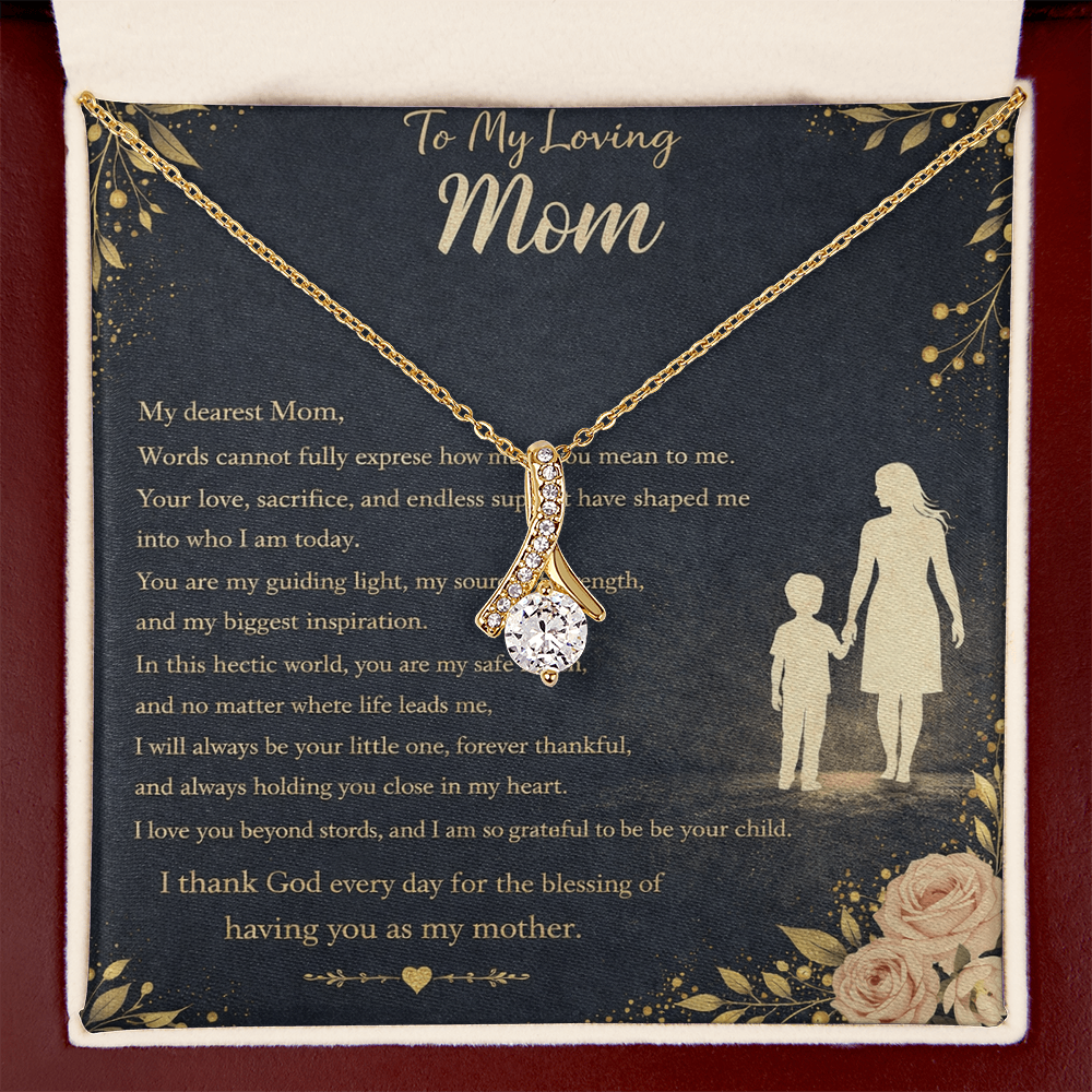 Amazing Mom's Necklace From Son – Alluring Beauty Pendant