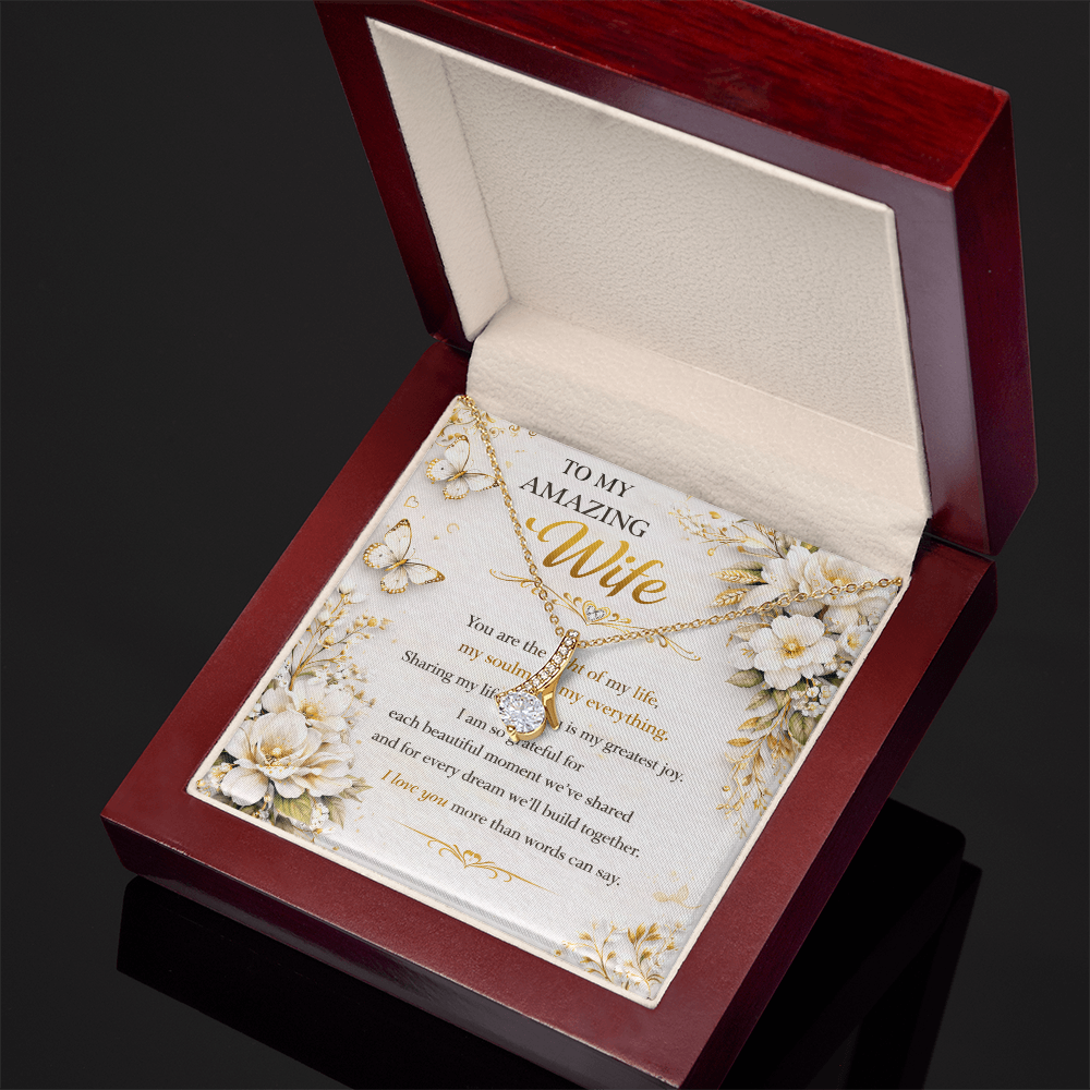 My True Amazing Wife Necklace Gift Set