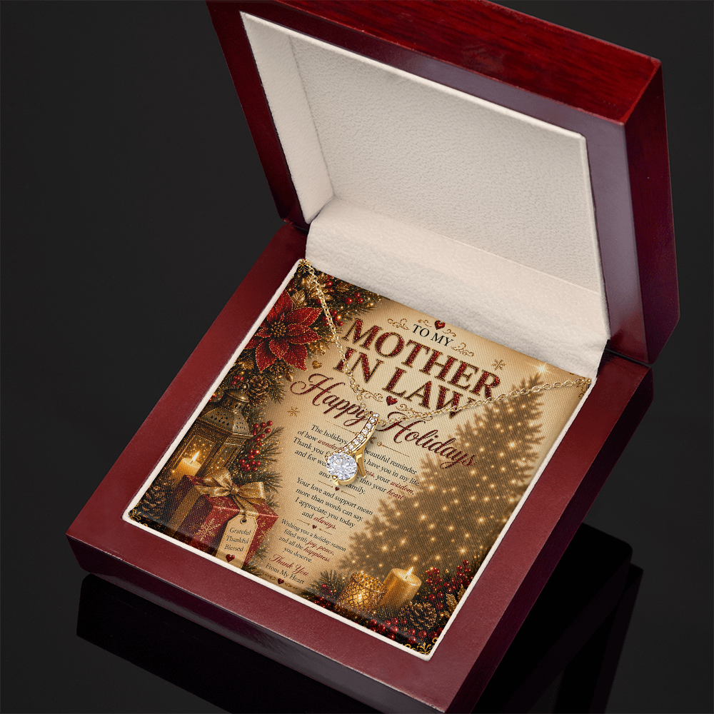Wonderful Holidays Greetings To My Mother-In-Law Gift Set