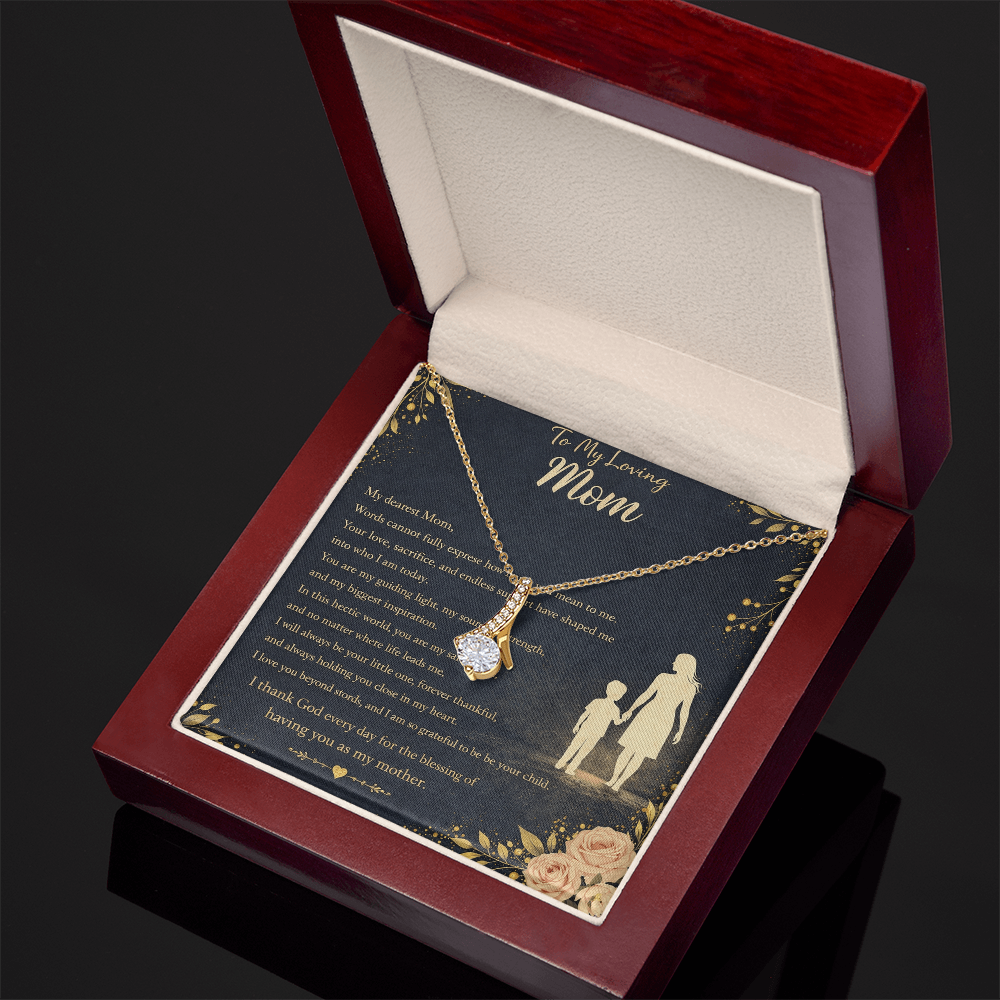 Amazing Mom's Necklace From Son – Alluring Beauty Pendant