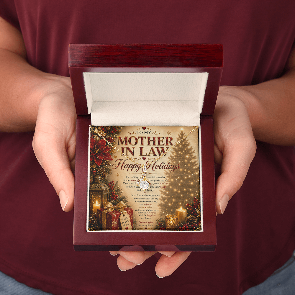 Wonderful Holidays Greetings To My Mother-In-Law Gift Set