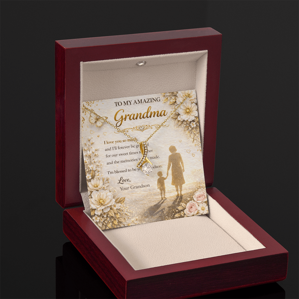 To My Amazing Grandma From Grand Son Gift Set