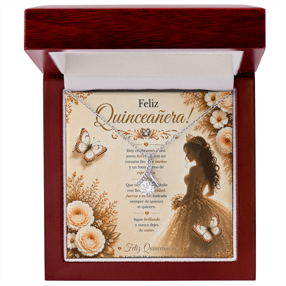 💖Feliz Quinceañera, Mi Niña — Siempre Serás Mi Orgullo Y Mi Alegría. Te Amaré Por Siempre. Con Amor, Papá