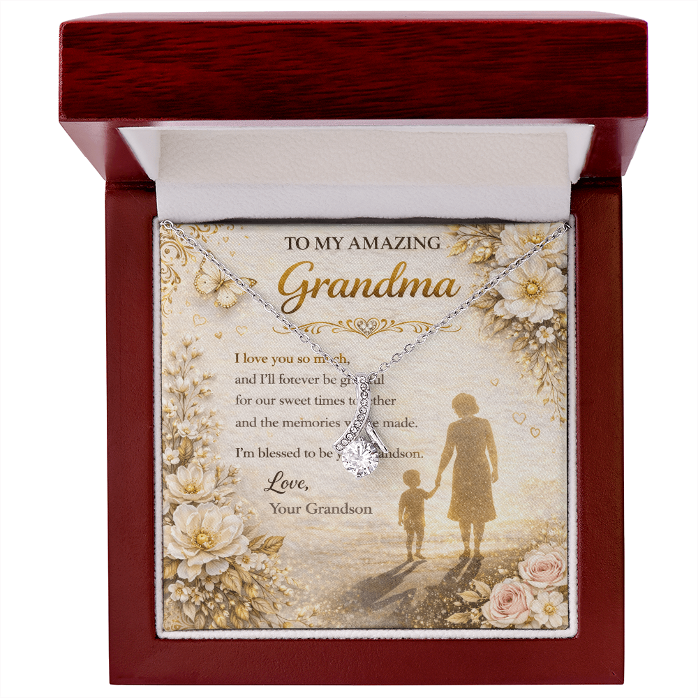To My Amazing Grandma From Grand Son Gift Set