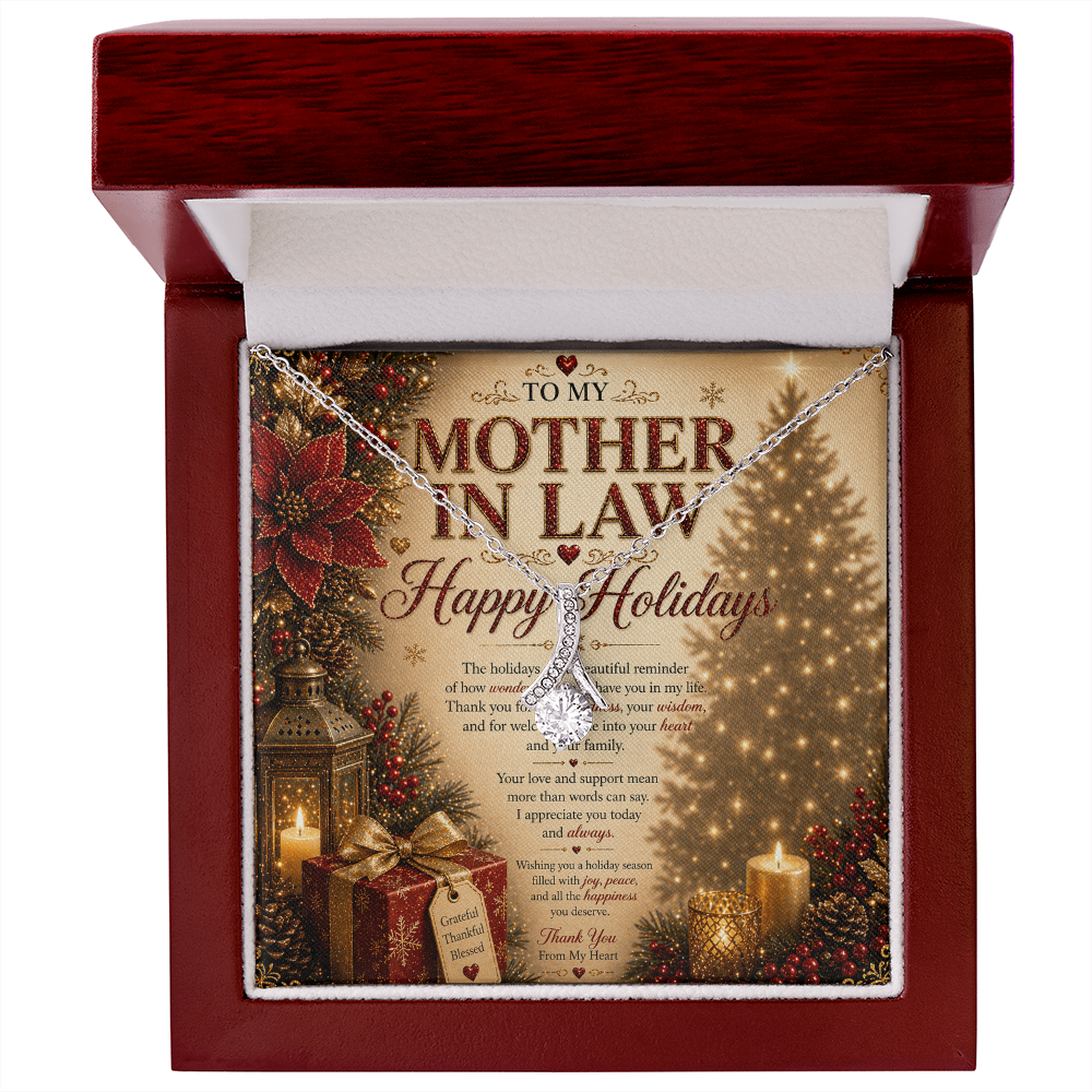Wonderful Holidays Greetings To My Mother-In-Law Gift Set