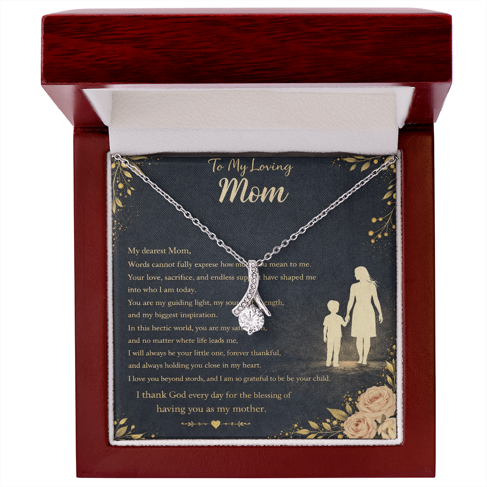 Amazing Mom's Necklace From Son – Alluring Beauty Pendant