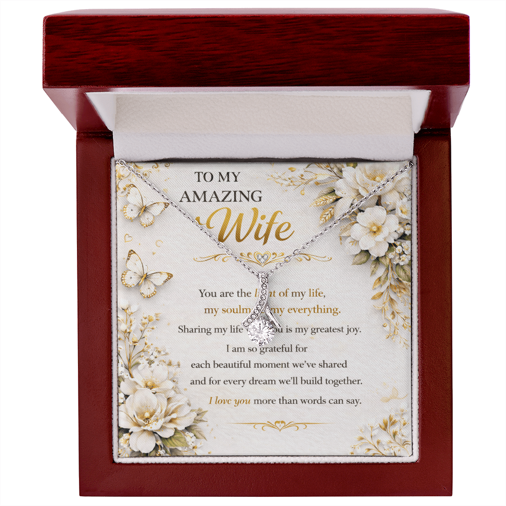 My True Amazing Wife Necklace Gift Set