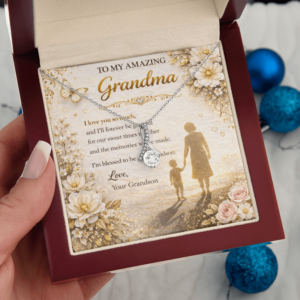 To My Amazing Grandma From Grand Son Gift Set