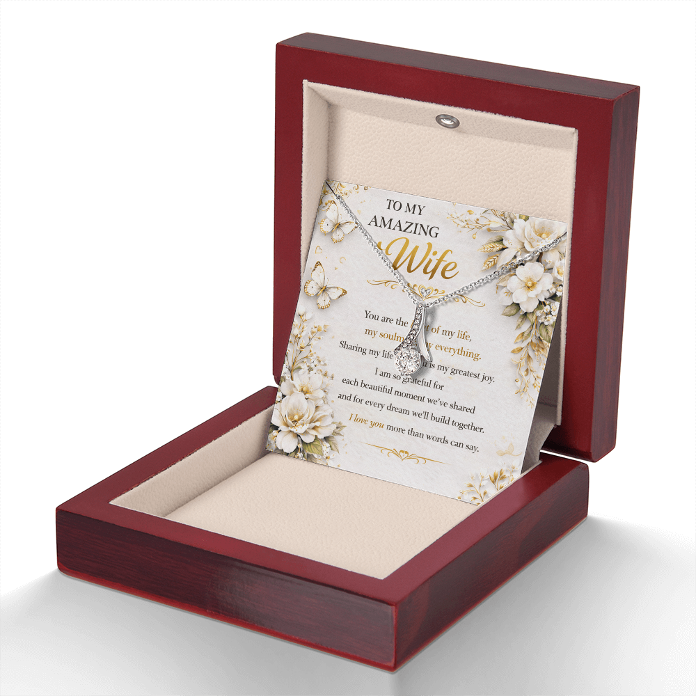 My True Amazing Wife Necklace Gift Set