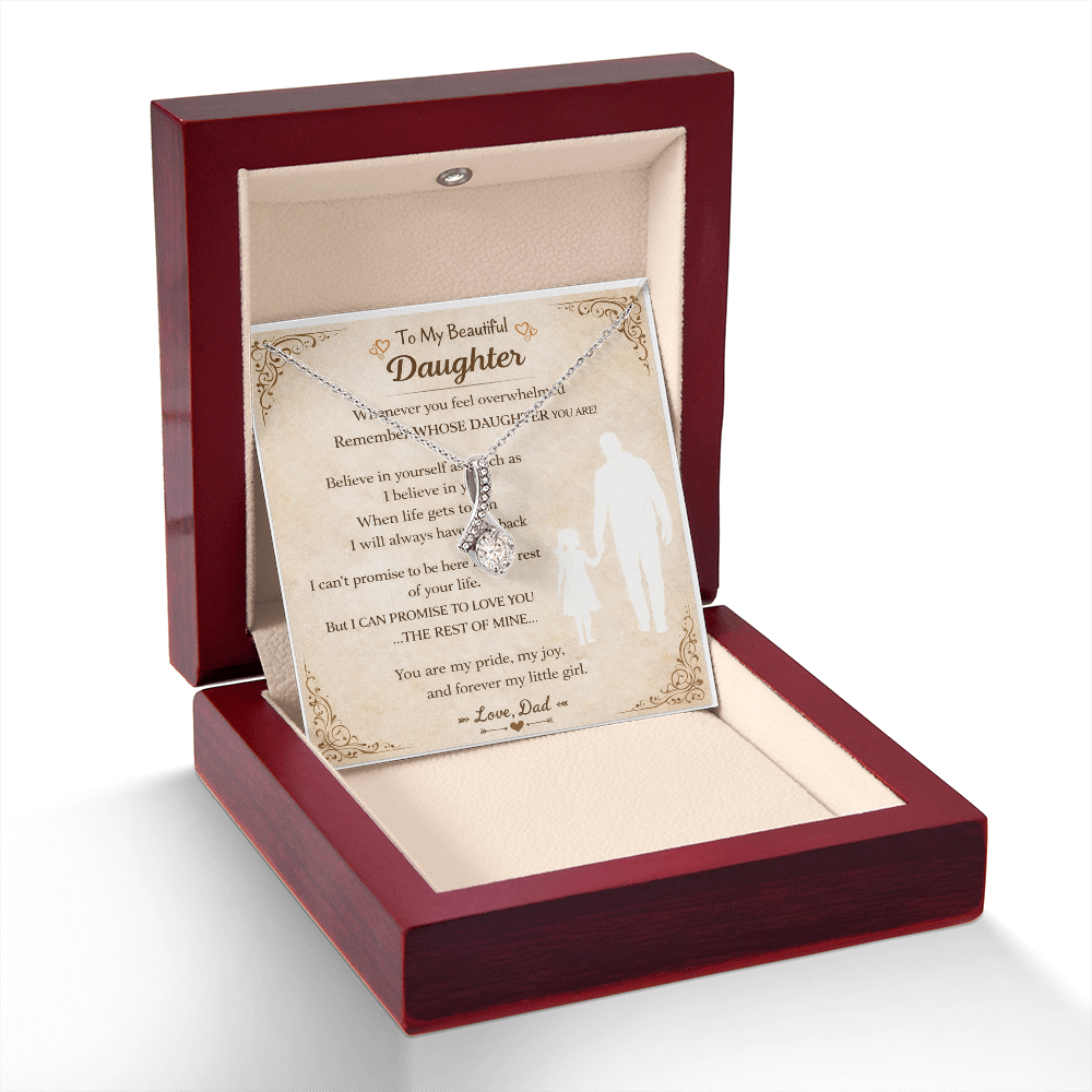 Dazzling Daughter's Necklace Gift From Dad – Alluring Beauty