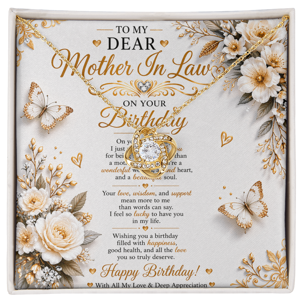 Beautiful & Splendid  Birthday Wishes Card For My Mother-In-Law Gift Set