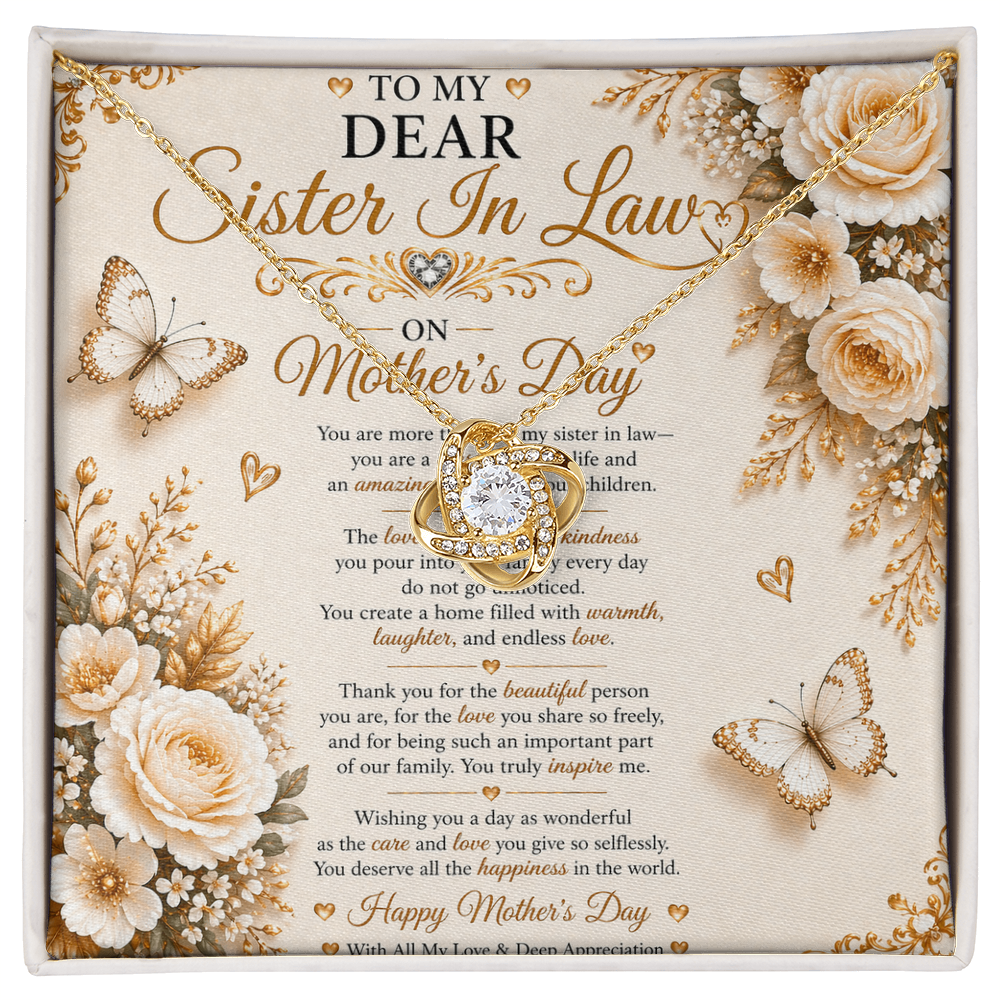Elegant & Charming Mother's Day Wishes Card For My Sister-In-Law Gift Set