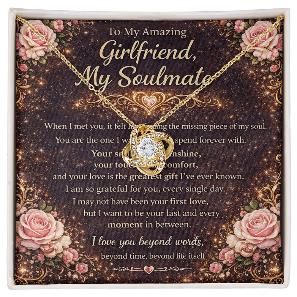 To My Amazing Girlfriend, My Soulmate – Necklace Gift Set