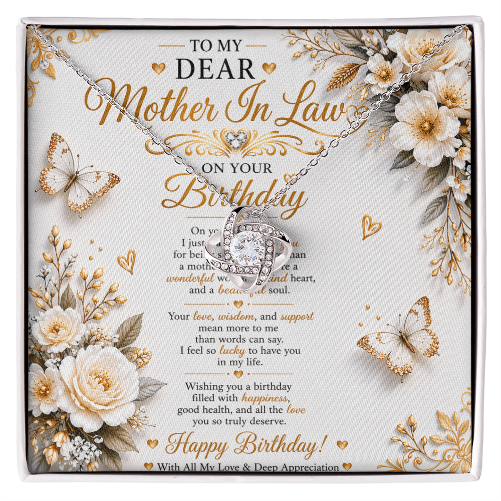 Beautiful & Splendid  Birthday Wishes Card For My Mother-In-Law Gift Set