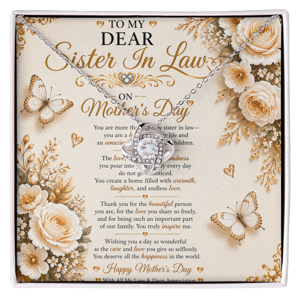 Elegant & Charming Mother's Day Wishes Card For My Sister-In-Law Gift Set