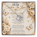 Elegant & Charming Mother's Day Wishes Card For My Sister-In-Law Gift Set