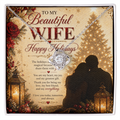Romantic Holiday Wishing Card Scene For My Wife Set