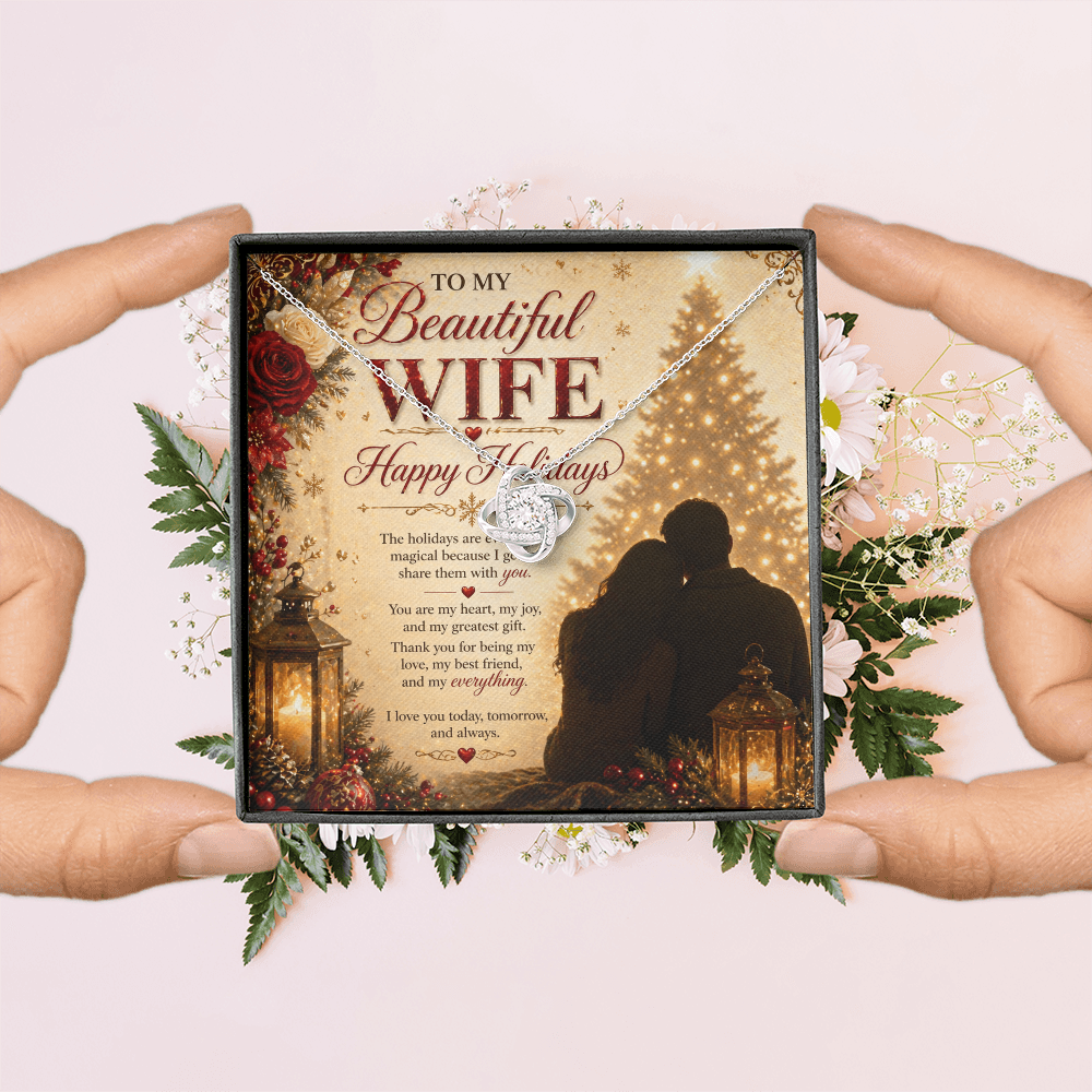 Magical Holiday Greeting Card For My Wife Gift Set