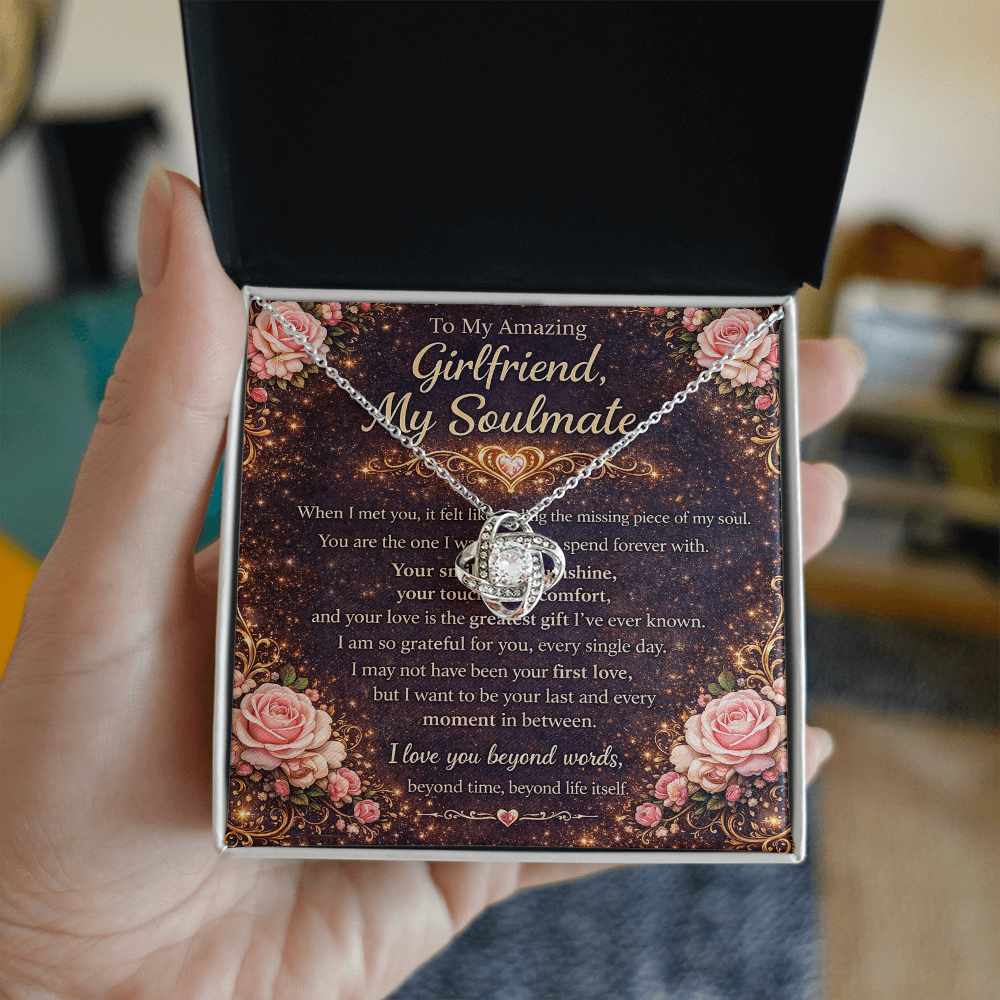 To My Amazing Girlfriend, My Soulmate – Necklace Gift Set